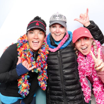 Three silly coaches at the 5k